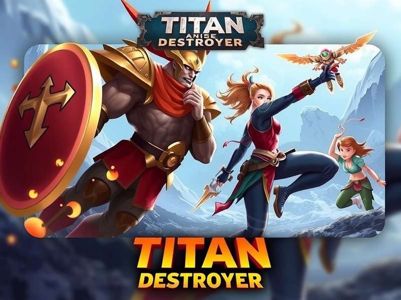 Titan Anise Destroyer Official Cover Art - Action-MMORPG Mobile Game India